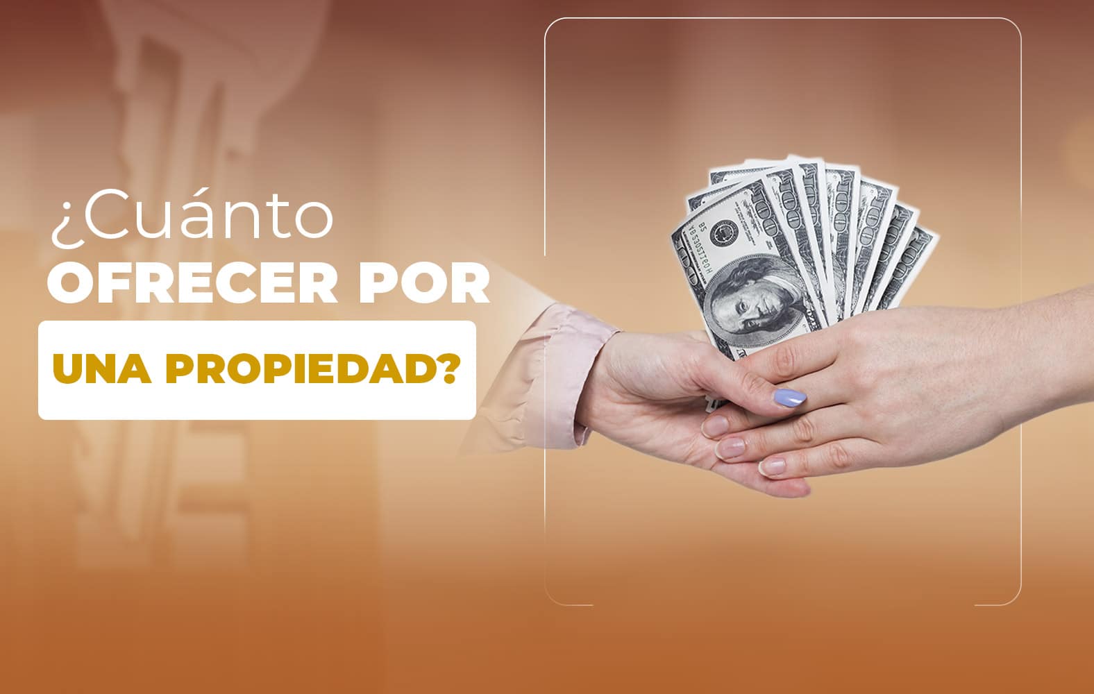 ¿Cuánto debo ofrecer por una propiedad?
