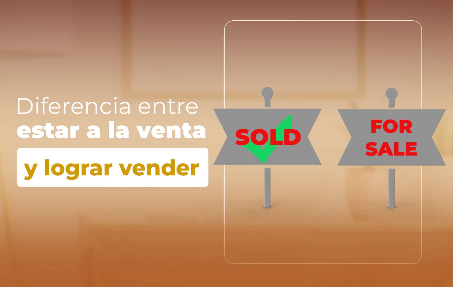 Pasa de estar a la venta a lograr vender