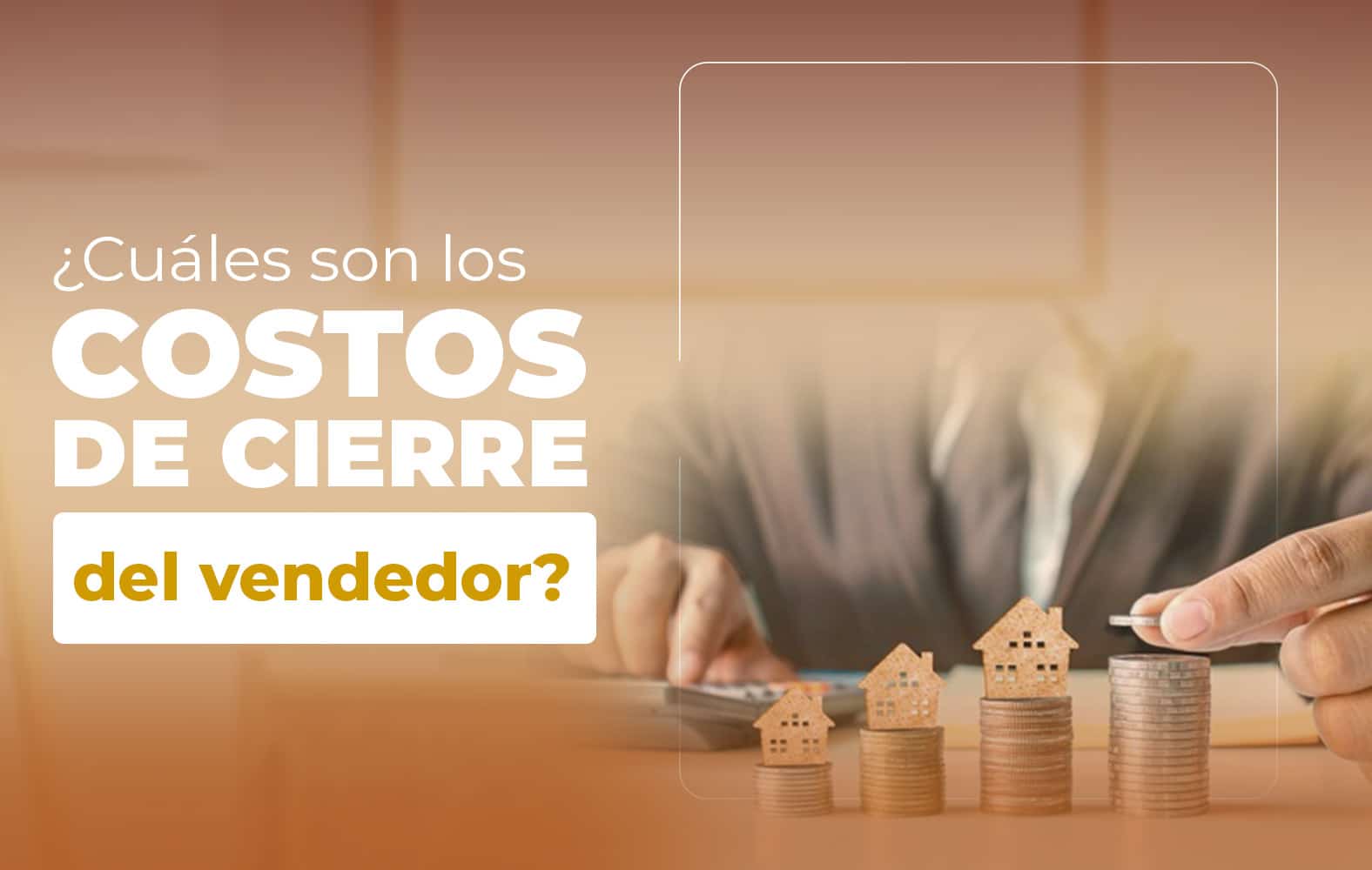Costos de cierre que debe cancelar el vendedor: